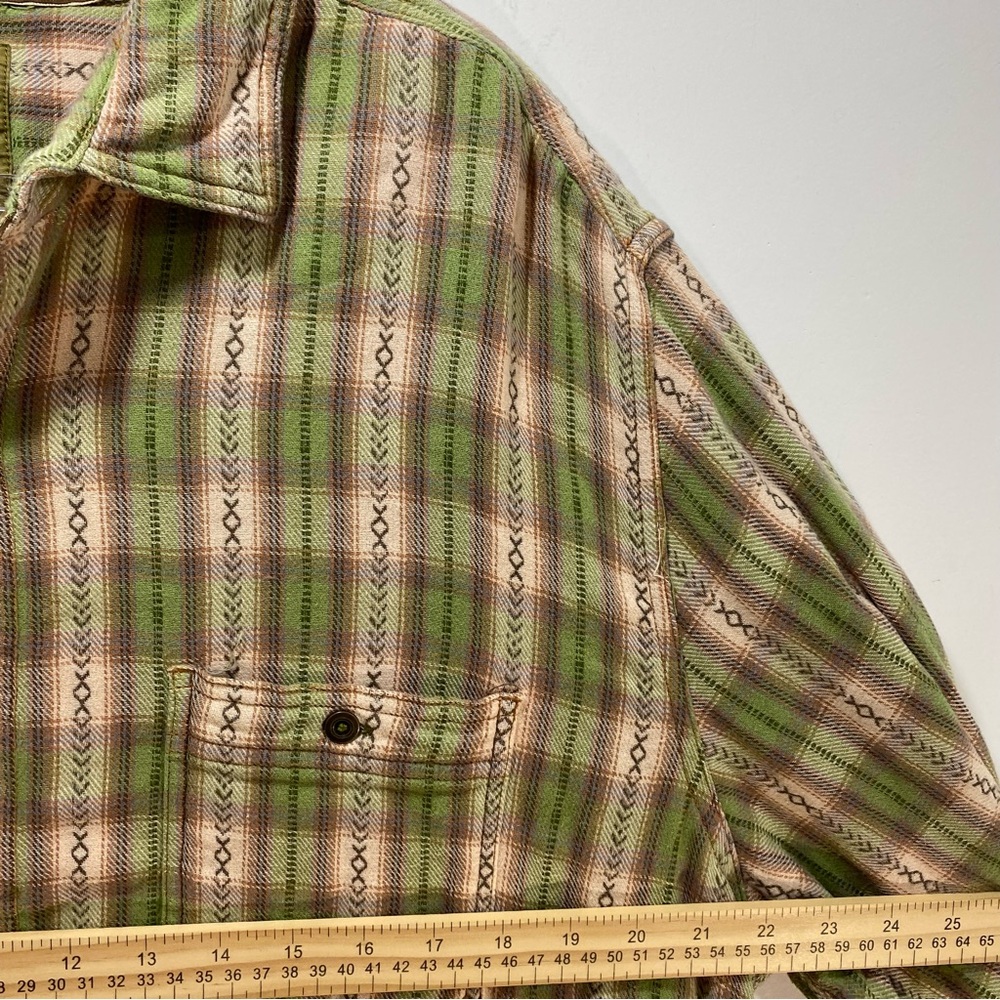Western Tribal Rodeo Cowboy Button Down Shirt Men‎ XXL The Territory Ahead Woven - Picture 8 of 8